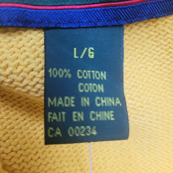 NWT Cotton Grenadier Yellow Vest, sz Large - Picture 10 of 14